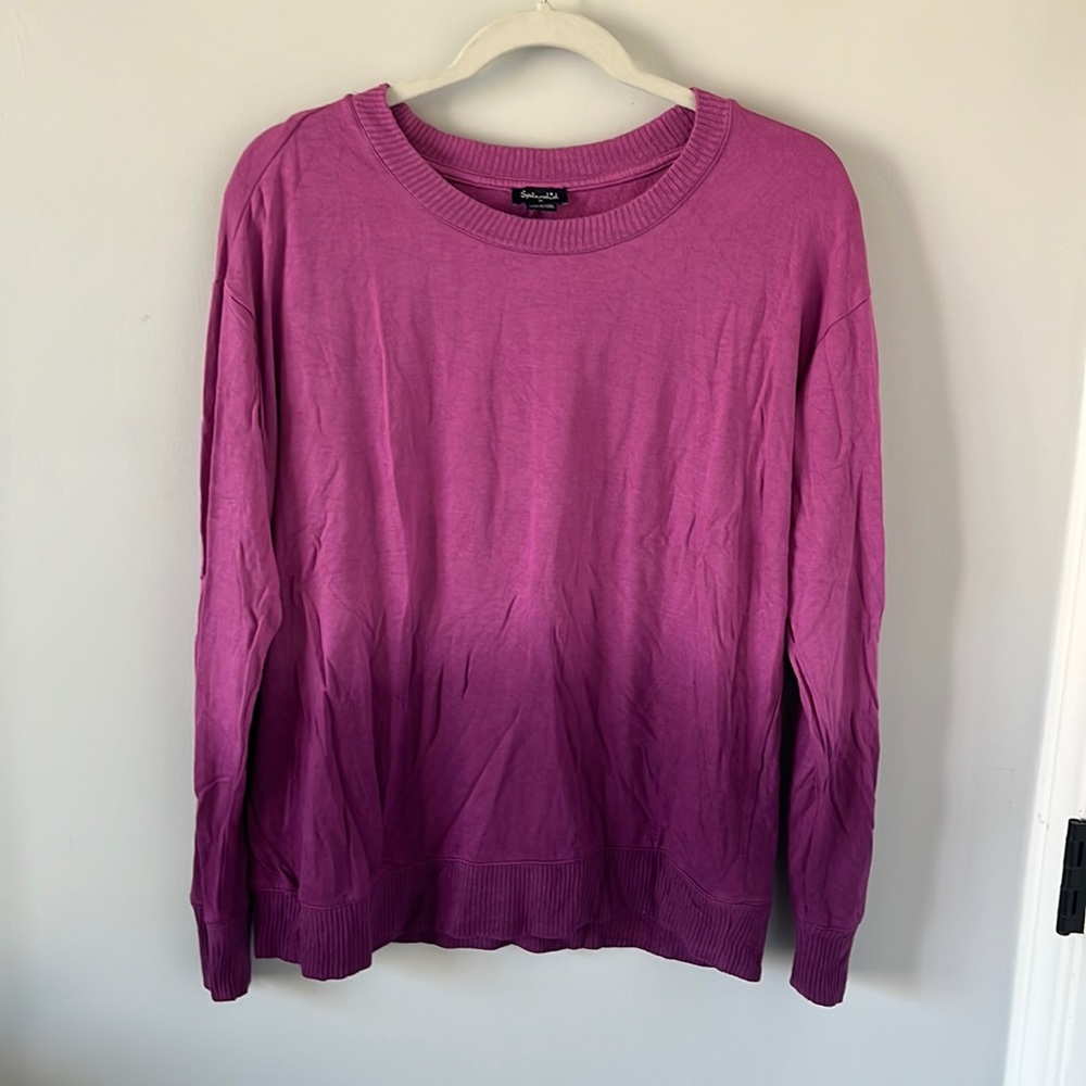 Ombré long sleeve sweater